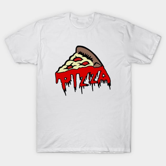 Pizza of horrors T-Shirt by Mandz11